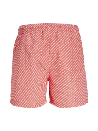 Short de Bain Rouge/Blanc Garçon Jack & Jones Fiji 2