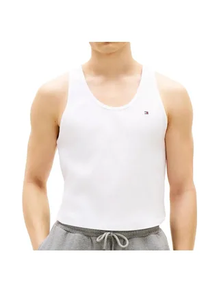 Débardeur Blanc/Beige Homme Tommy Hilfiger Tank 2