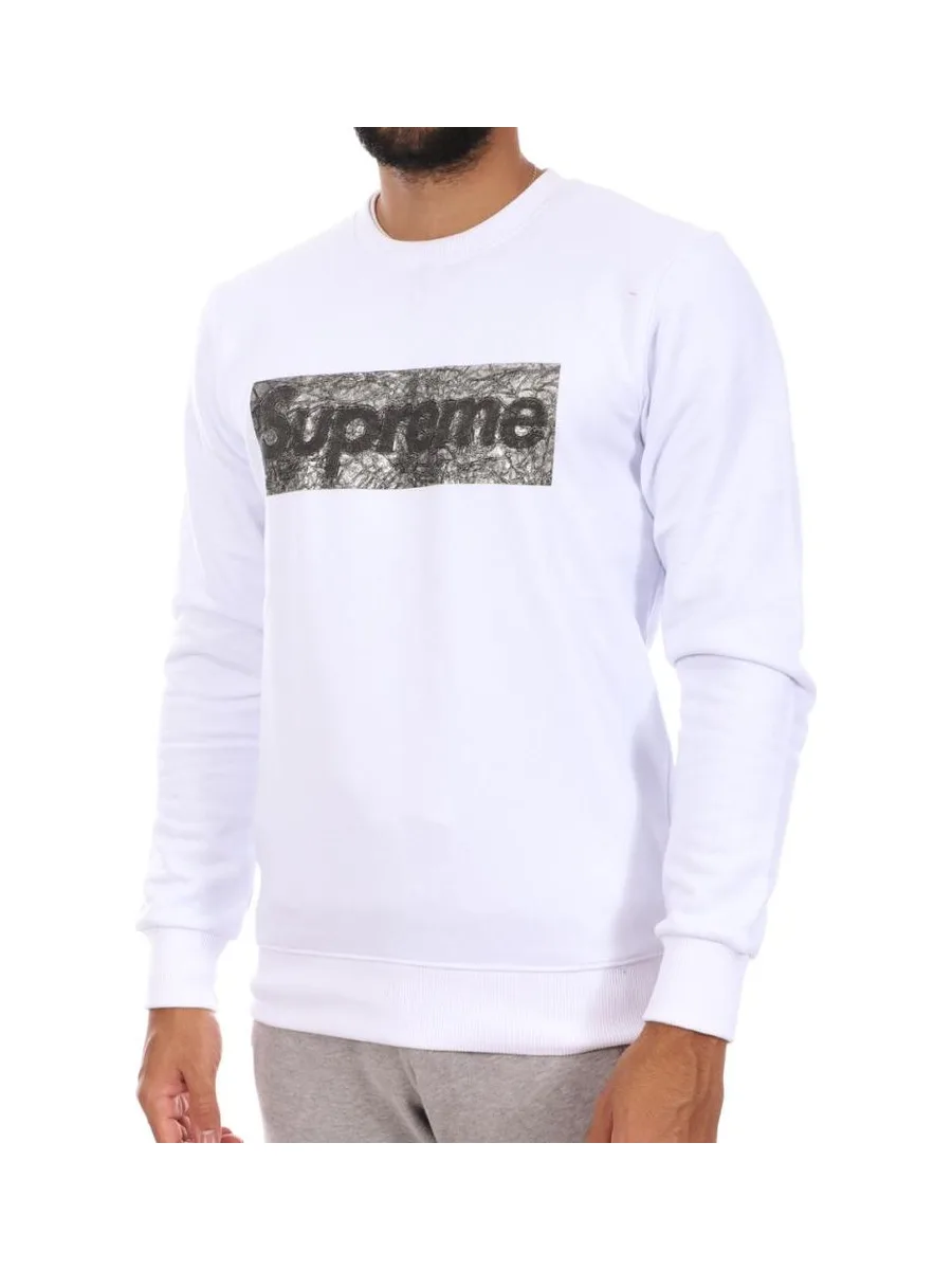Sweat Blanc Homme Supreme Grip Alaba 2