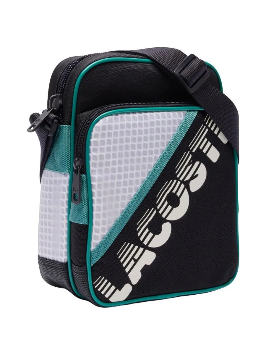 Sacoche Noir/Bleu Homme Lacoste bayou 4