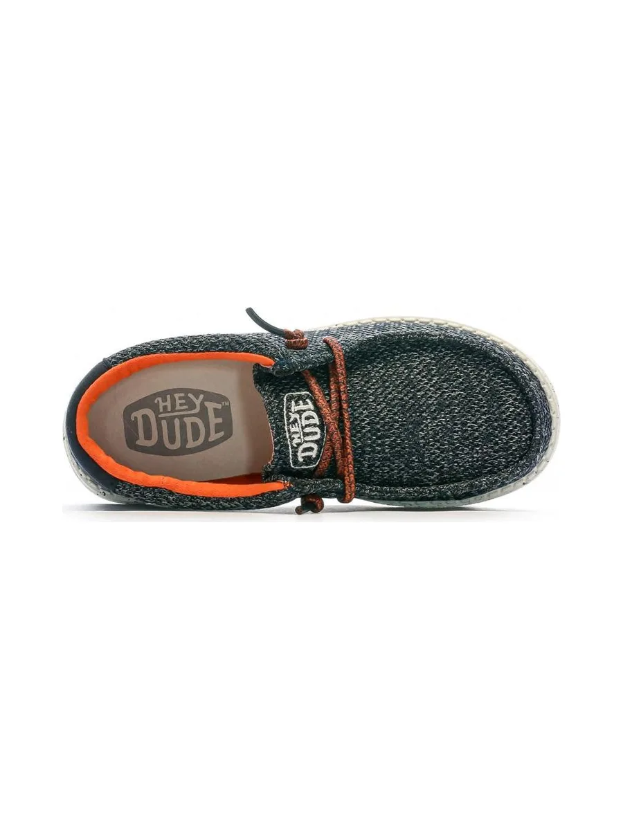 Chaussures Bleu Garçon Hey Dude Wally Youth Sox 5
