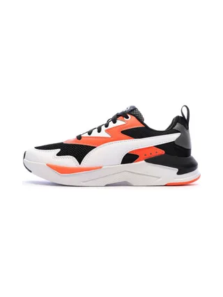 Baskets Noires/Blanches/Oranges Garçon Puma X-ray 1