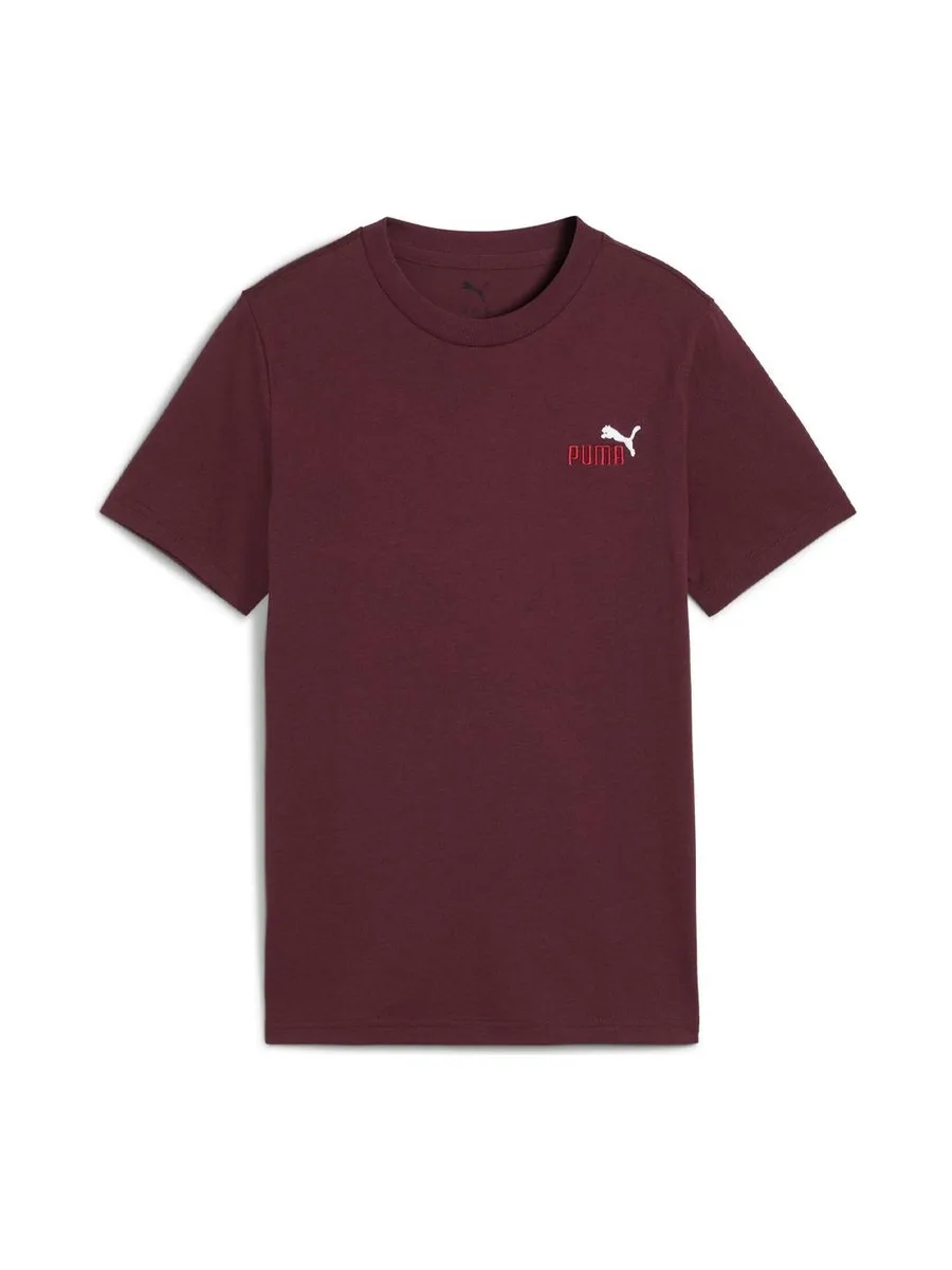 T-shirt Bordeaux Garçon Puma Ess 2 Color 2