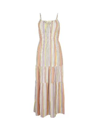 Robe Longue Jaune/Mauve Femme O'Neill Quorra Maxi 1