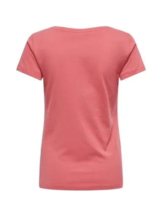 T-shirt Rose Vif Femme JDY Smoke 2