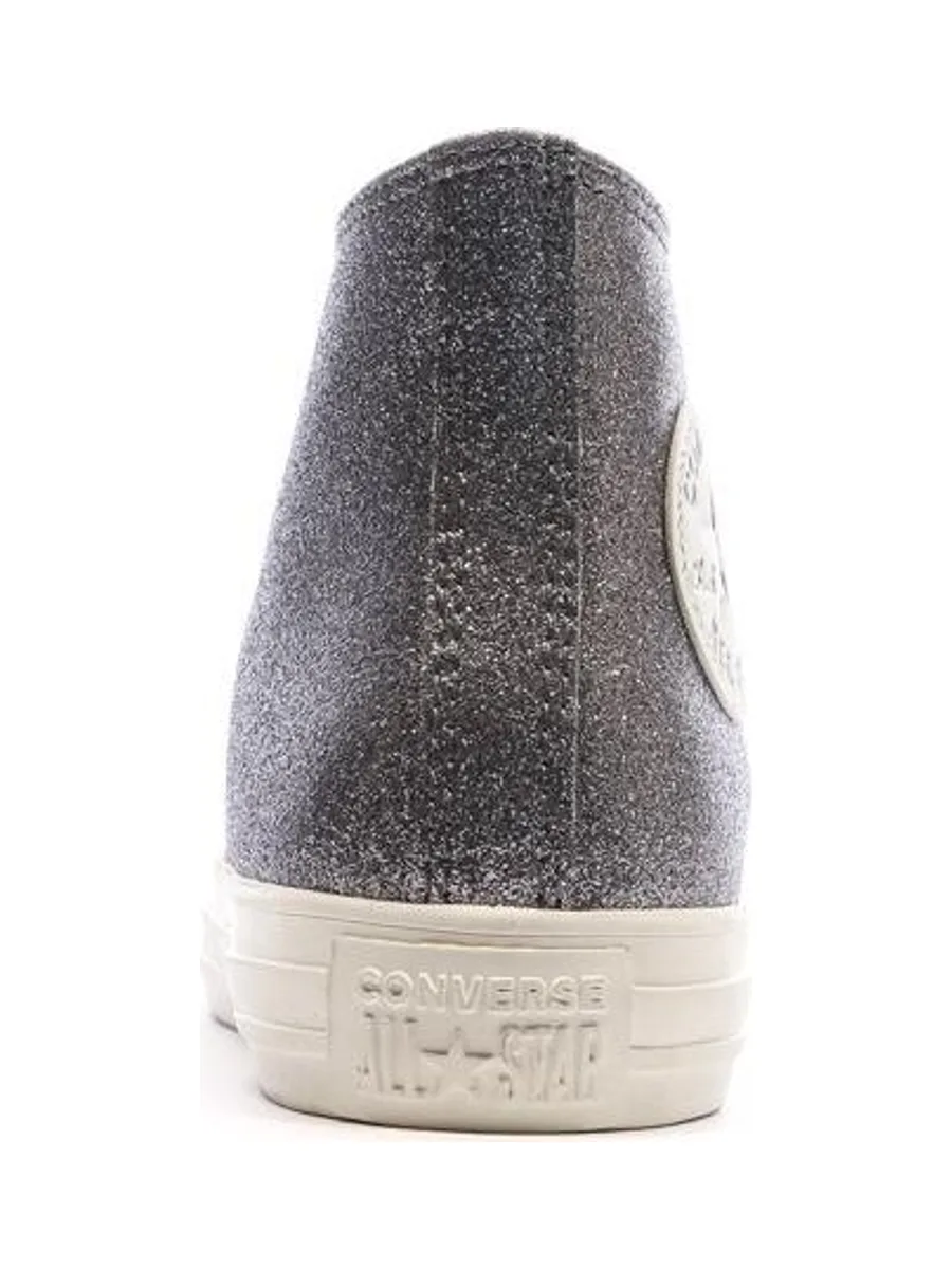 Baskets Grises à paillettes Femme Converse Chuck Taylor All Star 4