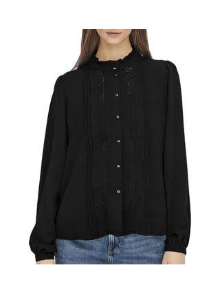 Chemise Noir Femme JDY Lace Shirt 1