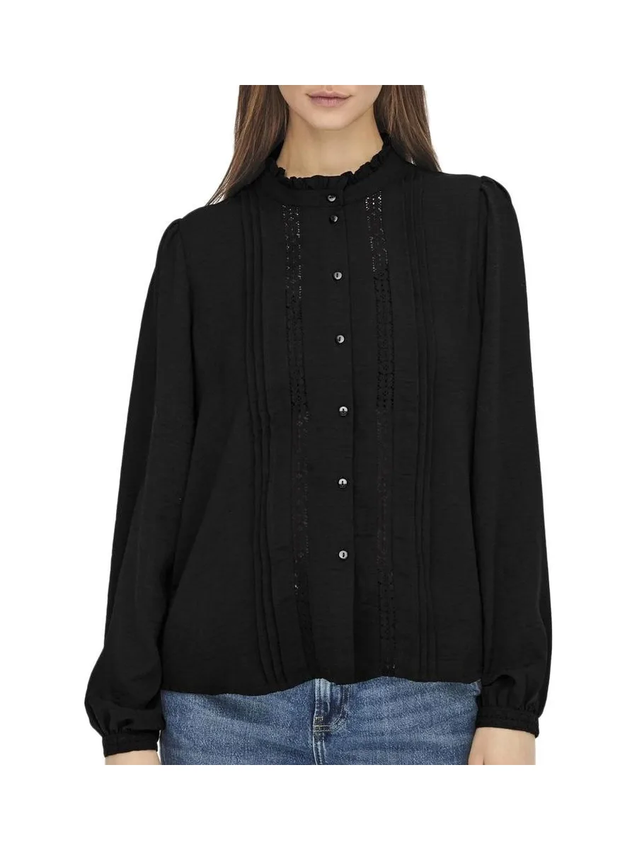 Chemise Noir Femme JDY Lace Shirt 2