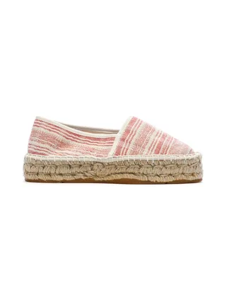 Espadrilles Blanches/Rouges Femme Pare Gabia Aduna 2