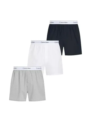 Lot de 3 Boxers Noir/Blanc/Gris Calvin Klein Jeans Slim 1