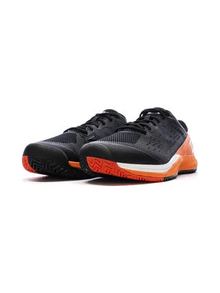 Baskets Noires/Oranges Homme Wilson Rush Pro 6