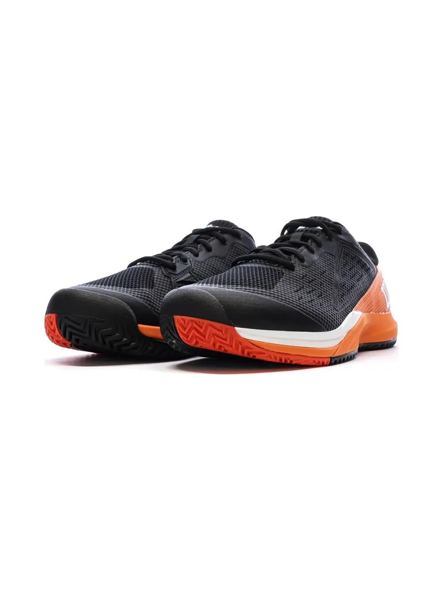 Baskets Noires/Oranges Homme Wilson Rush Pro 7