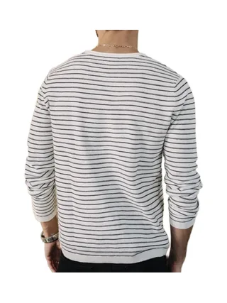 Pull Blanc/Marine Homme Freeman Porter Pharell 2