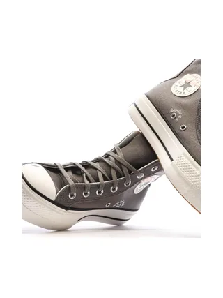 Baskets Grises Femme Converse Chuck Taylor All Star Lift 7