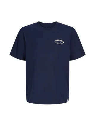 T-Shirt Marine Garçon Jack & Jones Brandes 1