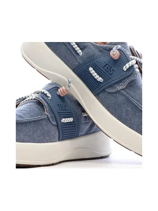 Chaussures bateau Bleu Femme TBS Cotton Canvas Argile 7