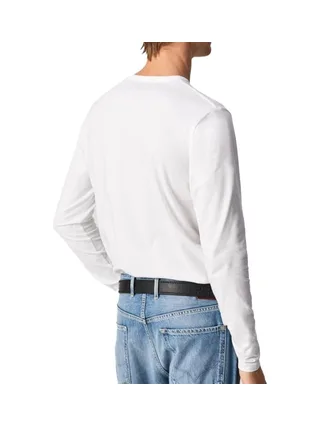 T-Shirt Manches Longues Blanc Homme Pepe jeans Original Basic 2 2