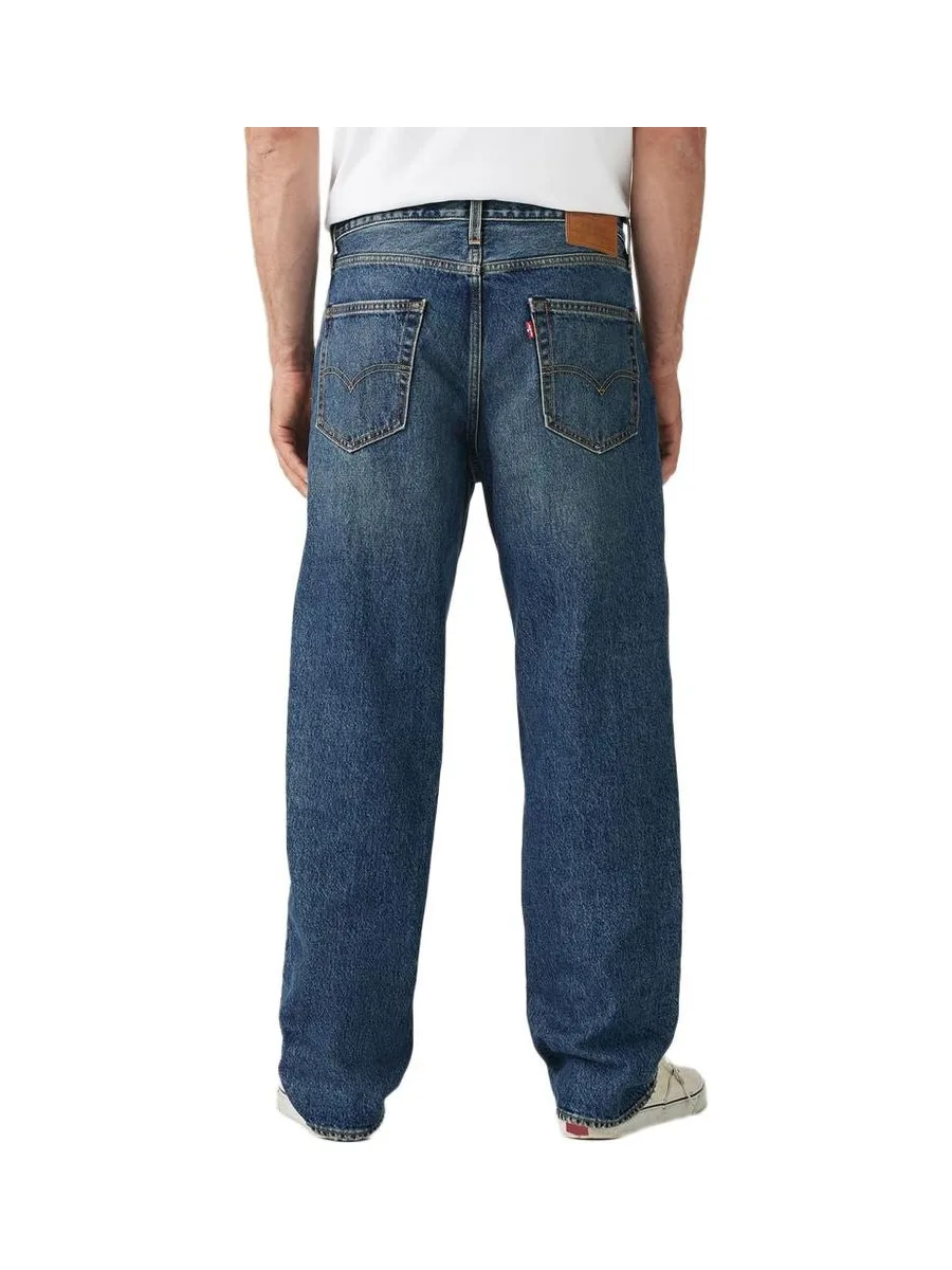 Jean 568 Bleu Foncé Homme Levi's Loose Straight Aisle Seat 3