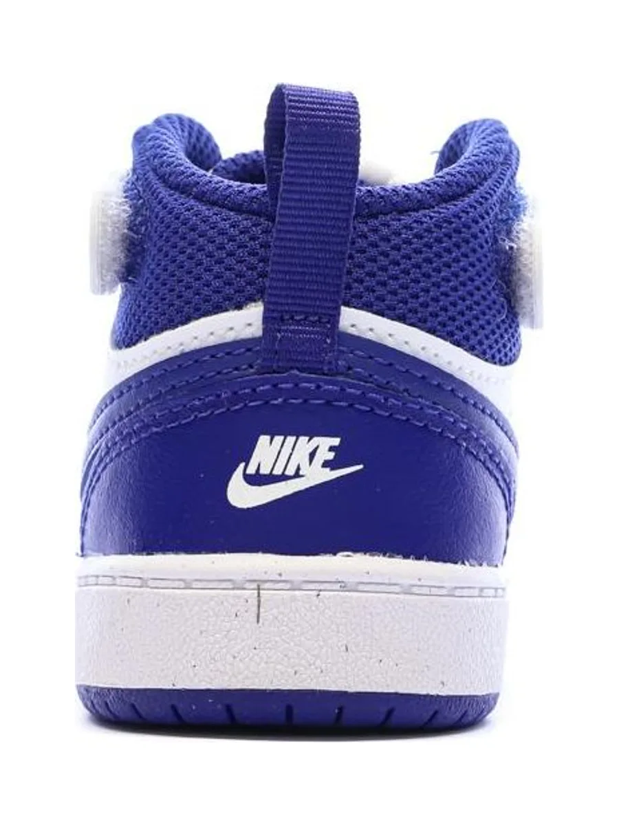 Baskets Blanc/Bleu Garçon Nike Court Borough 4