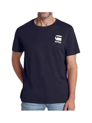 T-Shirt Marine Homme G-Star RAW Chest 1