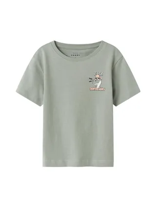 T-Shirt Vert Garçon Name it Vagnos 1