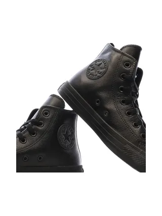 Baskets Noires Homme Converse Black Mono 7