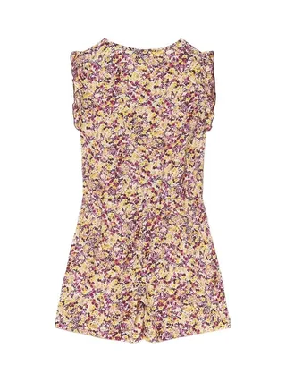 Combishort Jaune/Rose Fille Le Temps Des Cerises Fleur 3