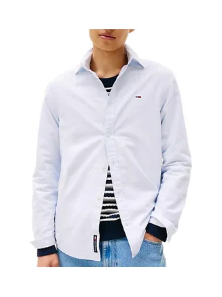 Chemise Bleu Clair Homme Tommy Hilfiger Oxford 1
