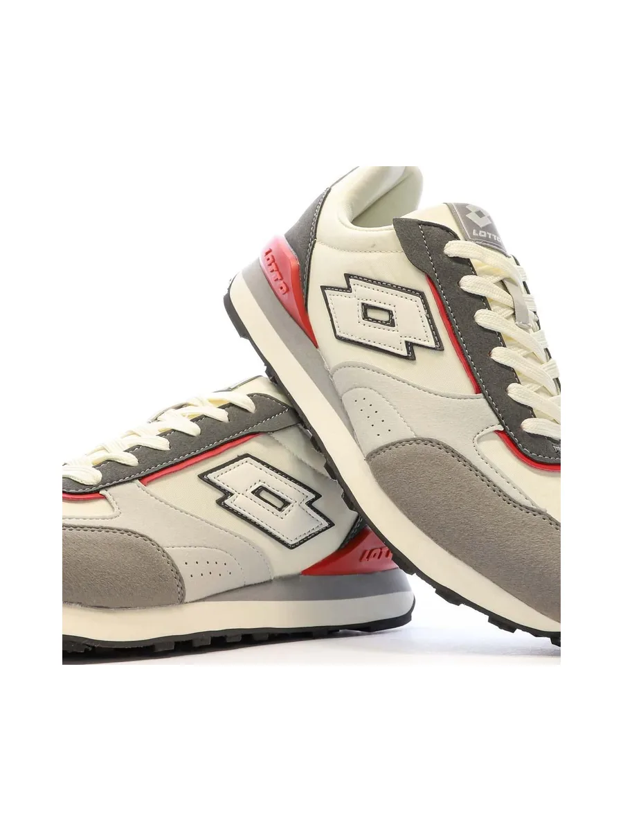 Baskets Beige/Gris Homme Lotto Twenty 5 8
