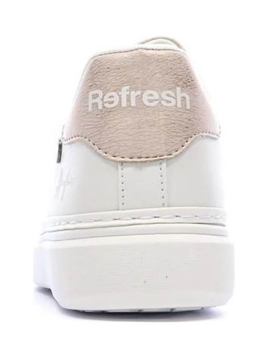Baskets Blanches Femme Refresh 175227 Coral 4