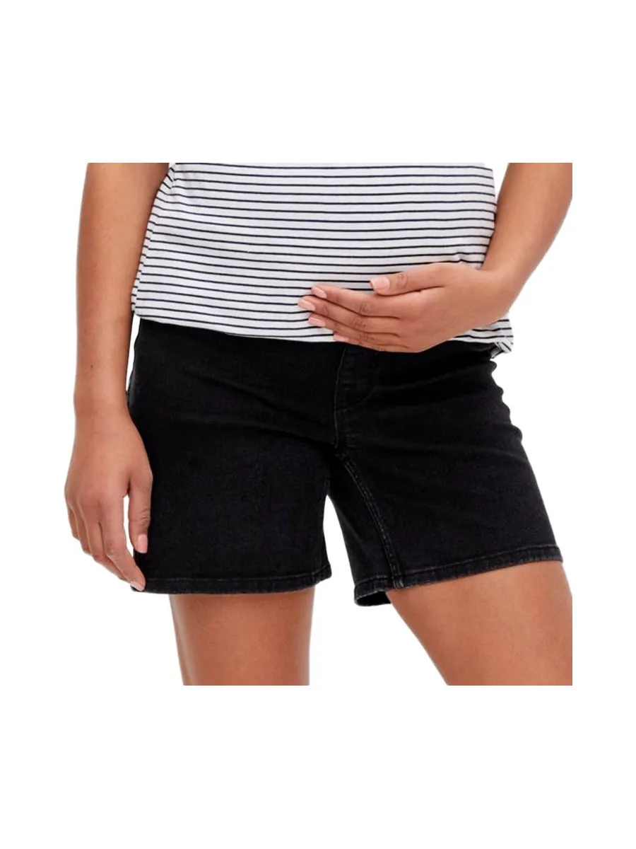 Short de Grossesse Noir Femme Mamalicious Lamy 2