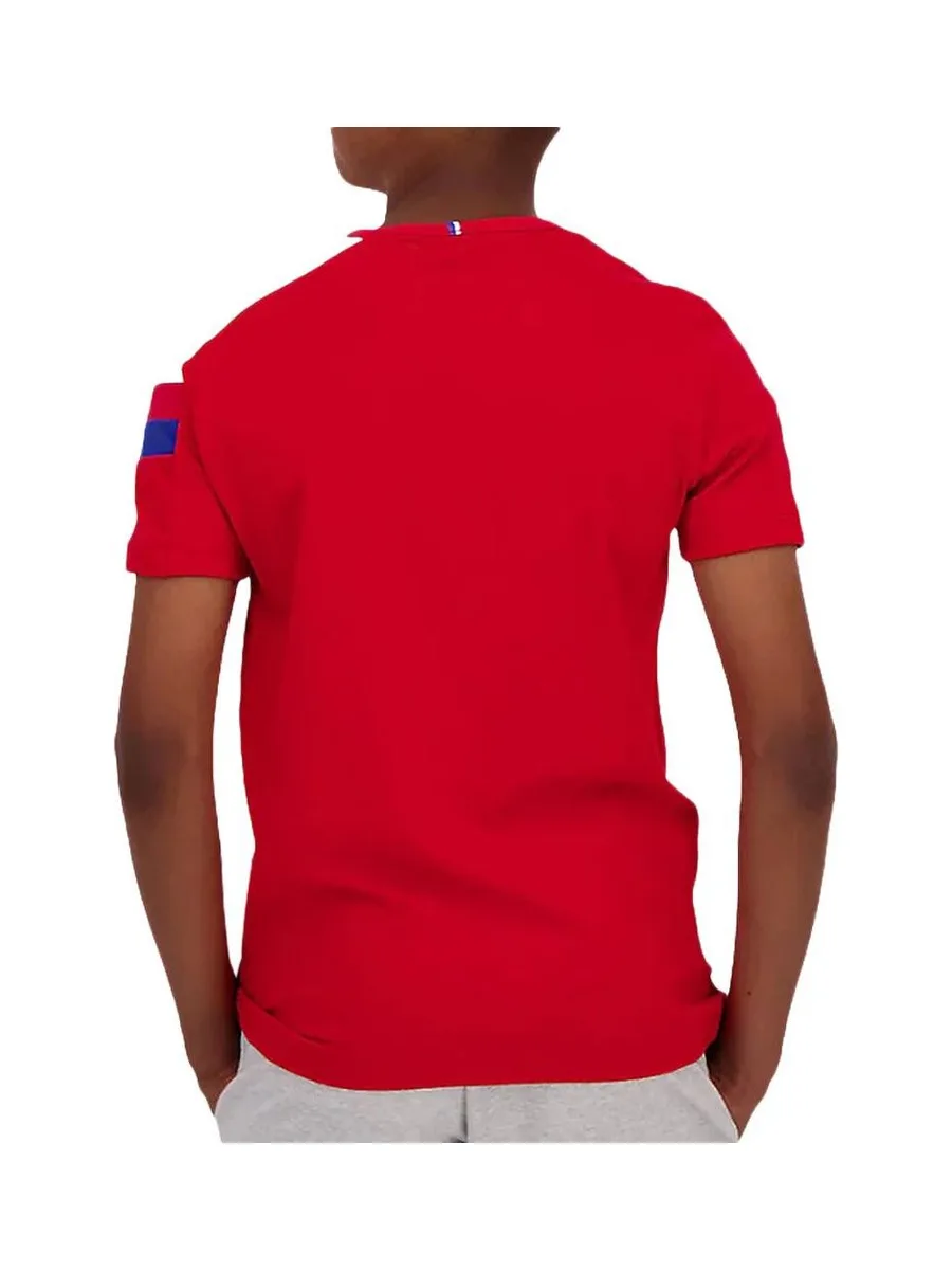 T-Shirt Rouge Garçon Le Coq Sportif Mini 3