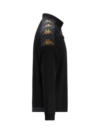 Sweat 1/4 de Zip Noir Homme Kappa Gassolo 2