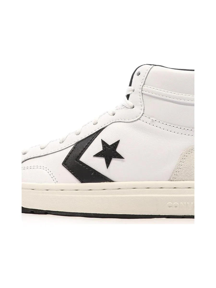 Baskets Blanche/Noire Homme Converse Pro Blaze Leather 8