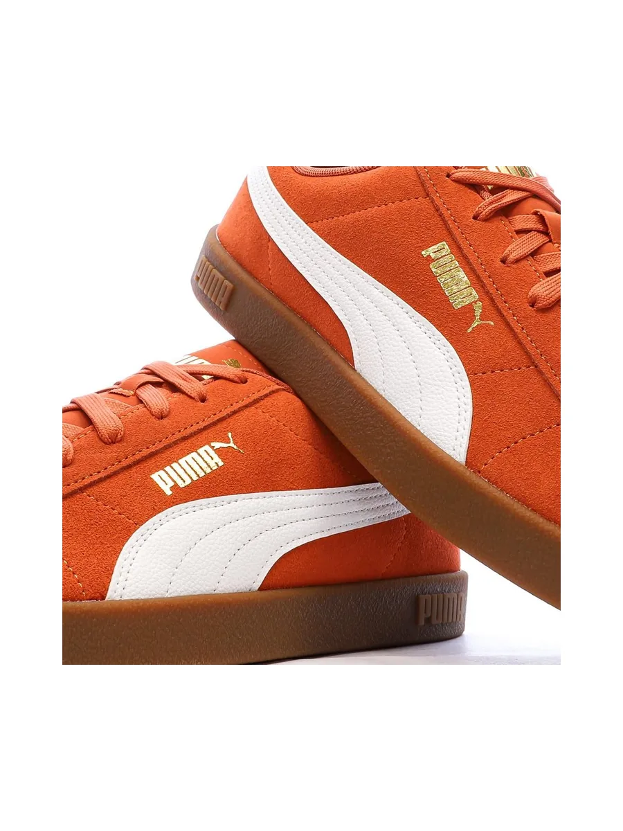 Baskets Oranges Homme Puma Club Ii 8