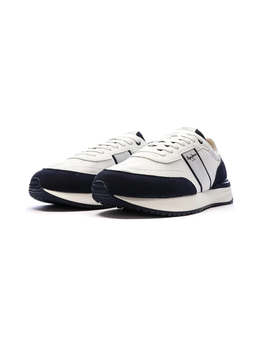 Baskets Blanches/Noires Homme Pepe jeans Buster 7