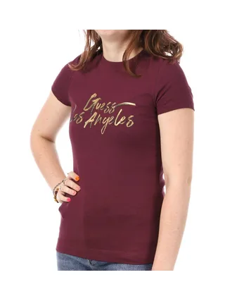 T-shirt BordeauxFemme Guess Gold 1