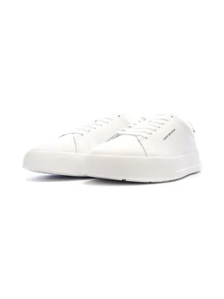 Baskets Blanches/Beiges Homme Tommy Hilfiger Court 6