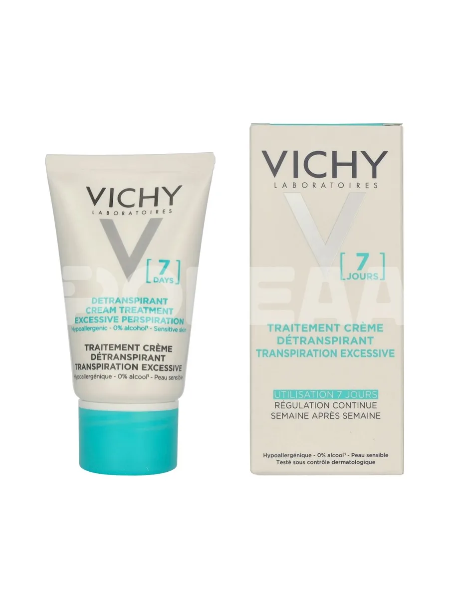 Vichy 7 Days Anti-Perspirant Cream Treatment 30ml - Alcohol Free 1