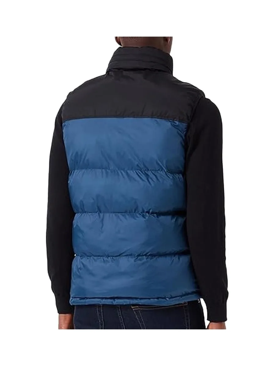 Doudoune sans manche Noir/Bleu Homme Schott Utahv 3