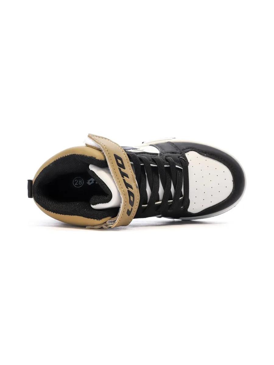 Baskets Noires/Blanches Garçon Lotto Ravenne 5