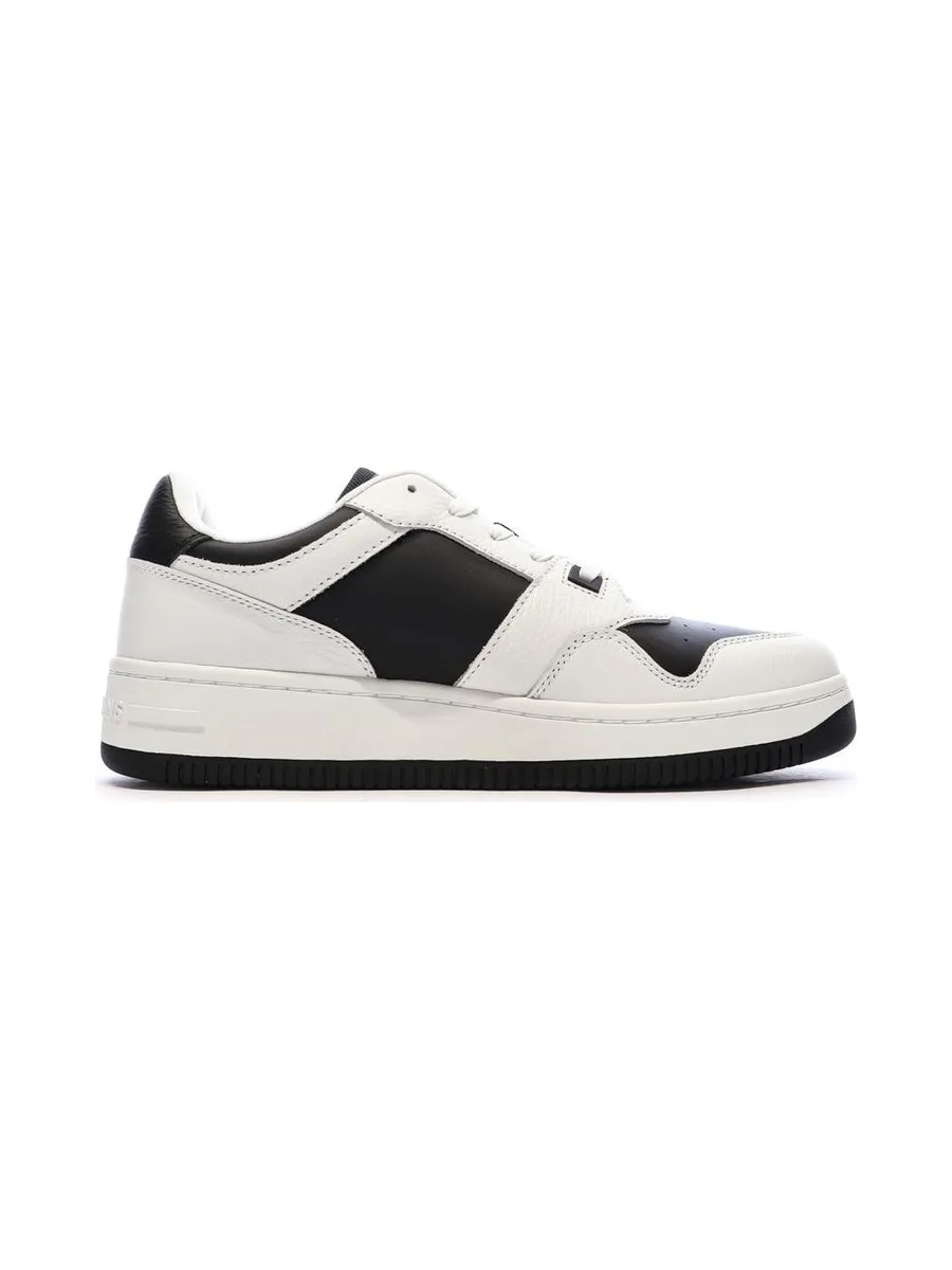 Baskets Blanches/Noires Homme Tommy Hilfiger Tjm Retro Basket 3
