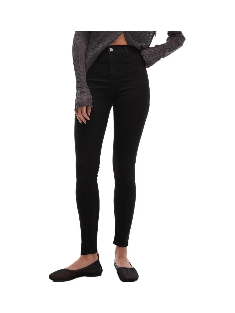 Jean Noir Femme Topshop Joni Hr Skinny 1