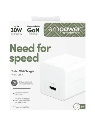 PGE Turbo 30W Charger Single USB-C EU W 3