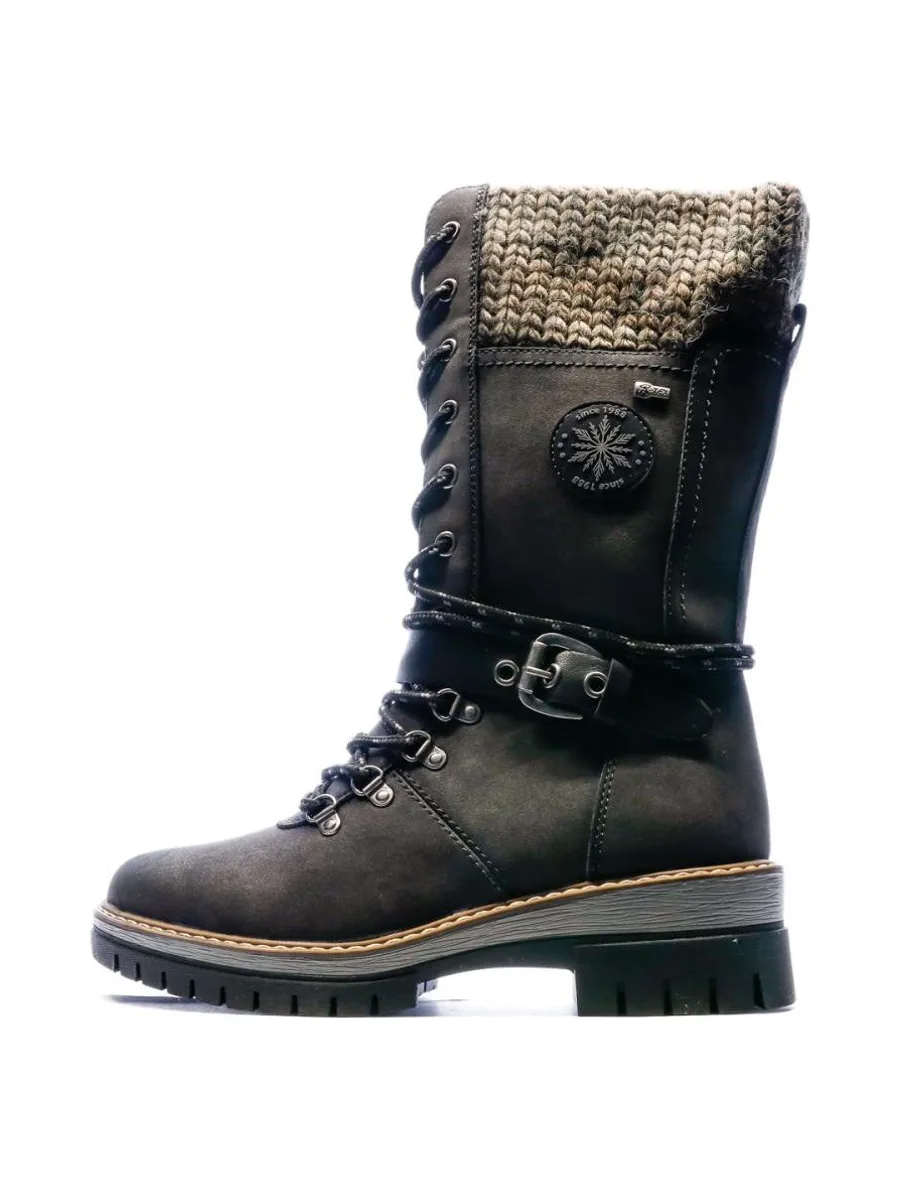 Bottes Gris Anthracite Femme Relife Grivione 2