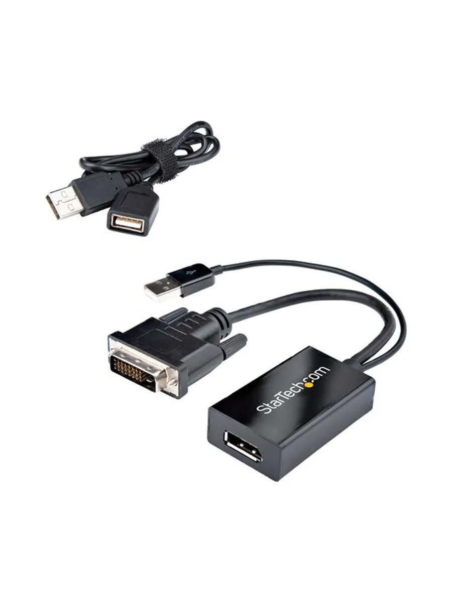 DVI to DisplayPort Adapter - USB Power 9