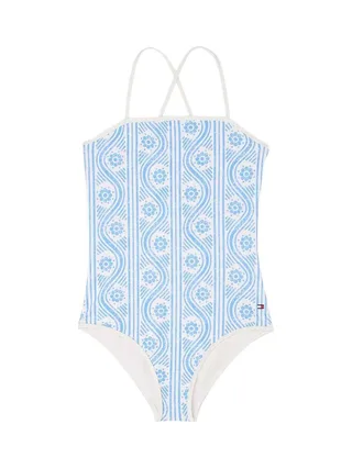 Maillot de bain Blanc/Bleu Fille Tommy Hilfiger UG0UG00802 1