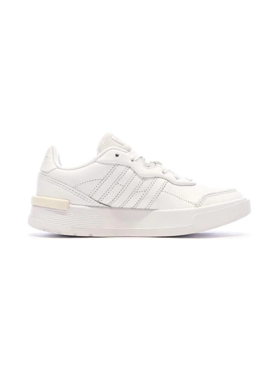 Baskets Blanches Femme Adidas Clubcourt H68185 3