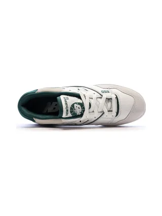 Baskets Blanches/Vertes Homme New Balance BB550 4