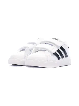 Baskets Blanc/Noir Bébé/Garçon Adidas Grand Court 2.0 6